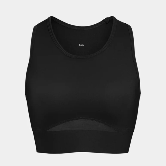 Knix Momenta Racerback Sports Bra Black Women's XL - Picture 1 of 9